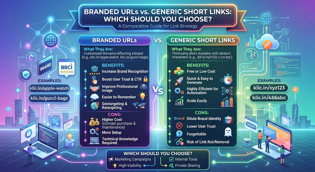 Branded URLs vs. Generic Short Links: Which Should You Choose?