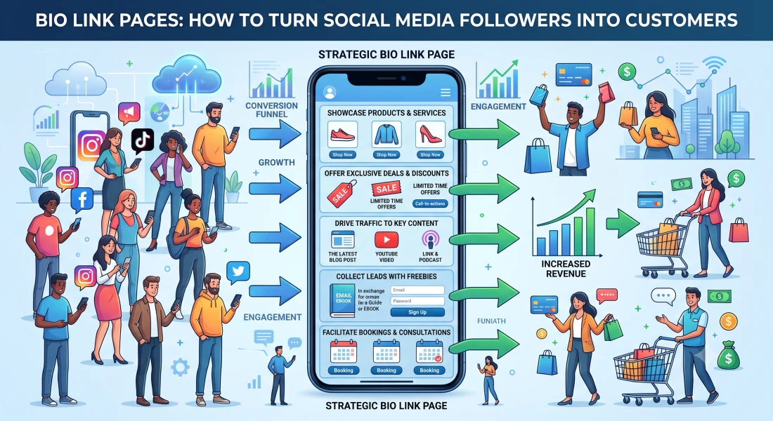 Bio Link Pages: How to Turn Social Media Followers into Customers