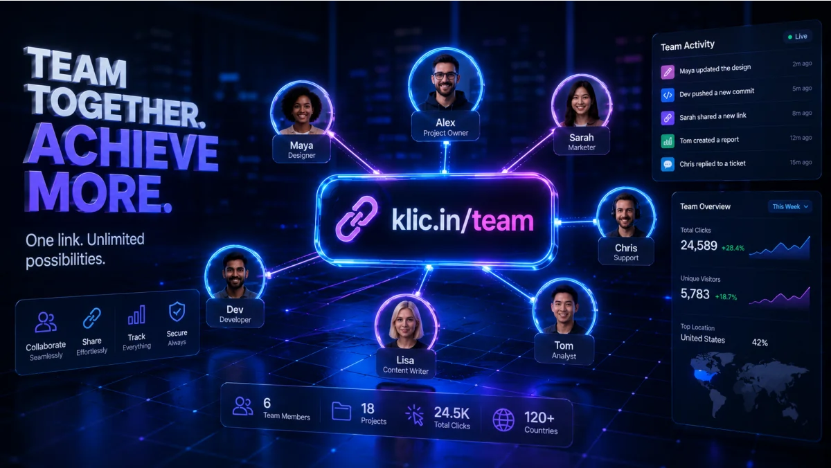 Managing Teams in KLIC: How to Collaborate Securely on Your Link Management